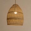 suspension en rotin wavy