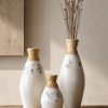 trio petites poteries shanti blanche