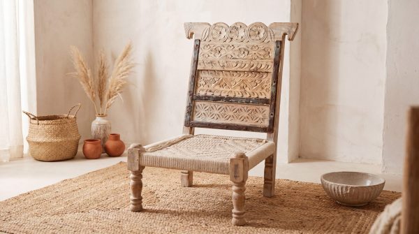 chaise indienne artisanale