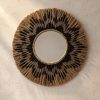 miroir en laine noir