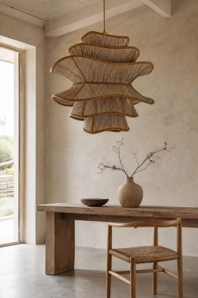 suspension beige bloom