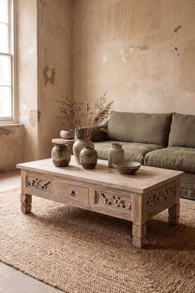 table basse en teck
