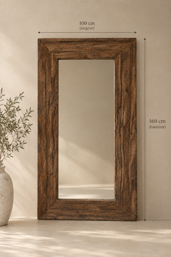 miroir en bois de fer