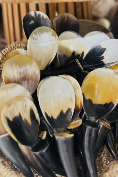 Cuillère à riz en corne de buffle - MINUM