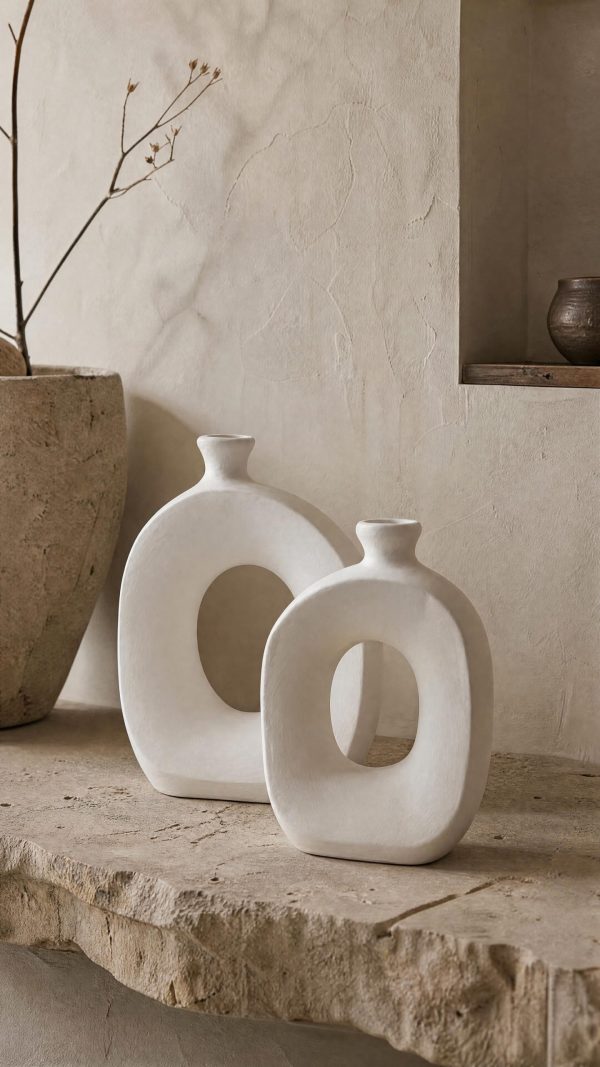 Eram petite poterie blanche