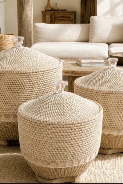 paniers balinais en bambou sylvana