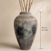 poterie marron brûlé
