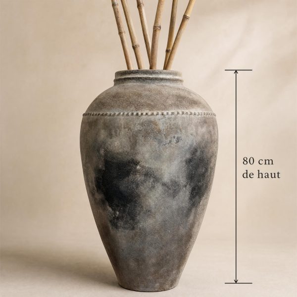 poterie marron brûlé