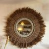miroir paille et coquillages