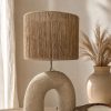 lampe sur pied en sable et résine