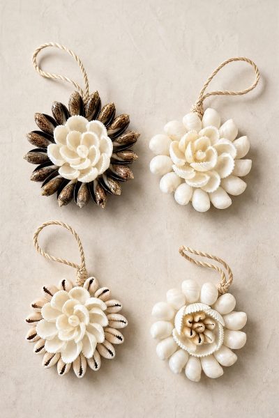 petites pampilles décoratives coquillages