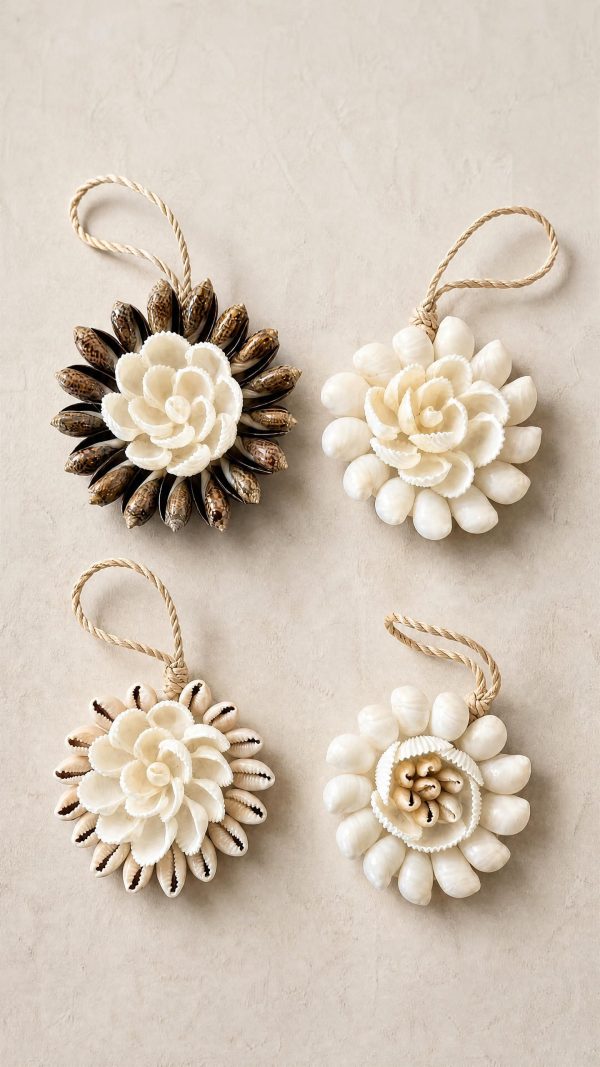 petites pampilles décoratives coquillages