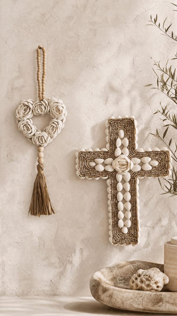 décoration murale coquillages