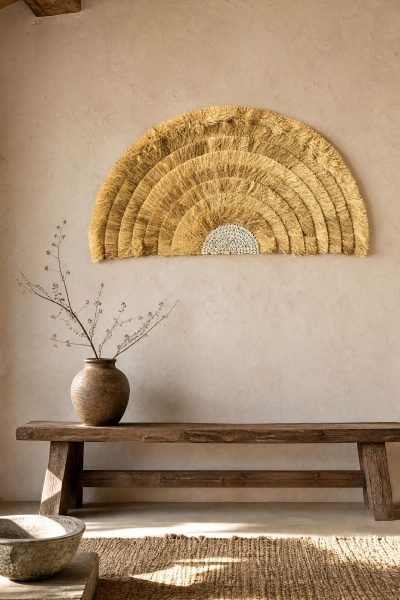 deco murale en paille