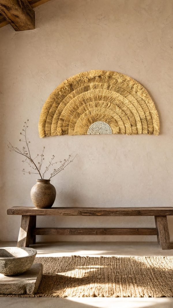 deco murale en paille