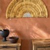 décoration murale en paille