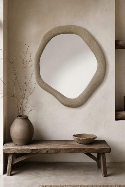 miroir en sable & résine