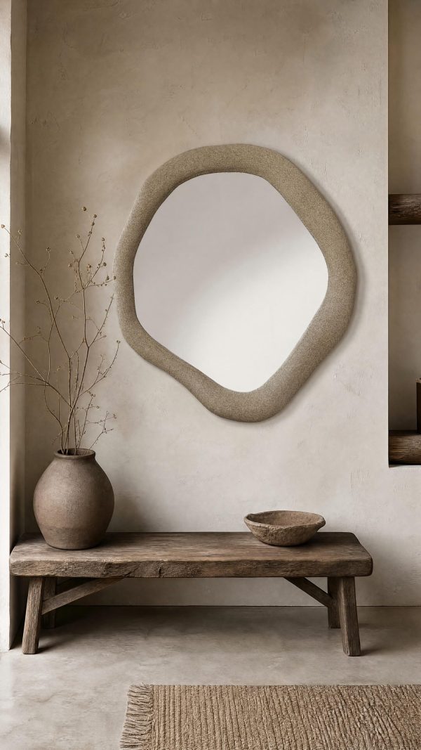 miroir en sable & résine