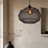 suspension maille de fer noire besi