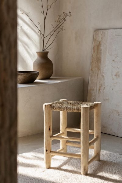 Petit tabouret marocain