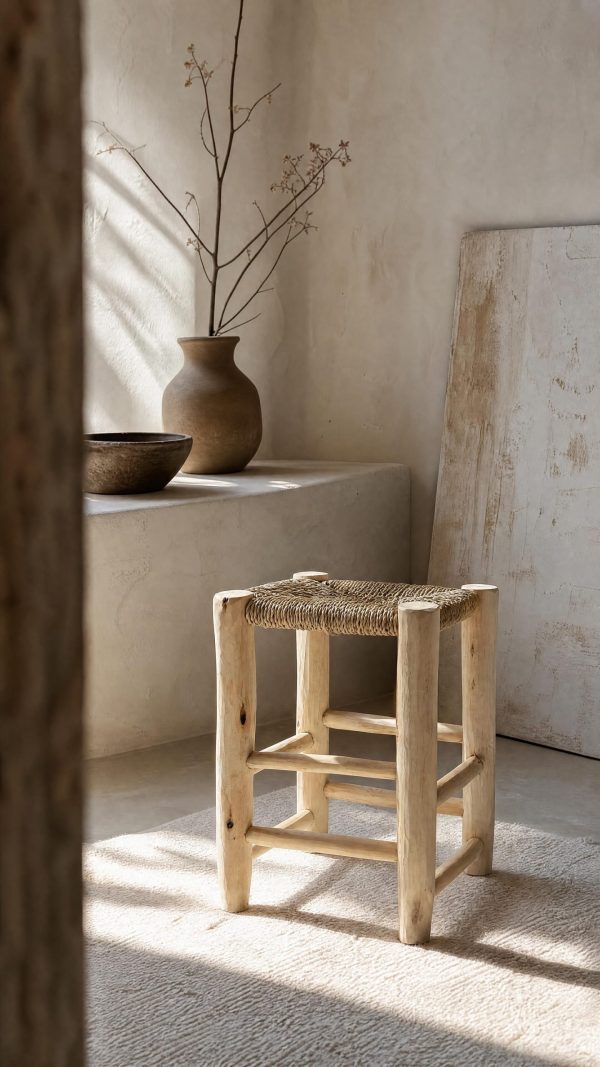 Petit tabouret marocain