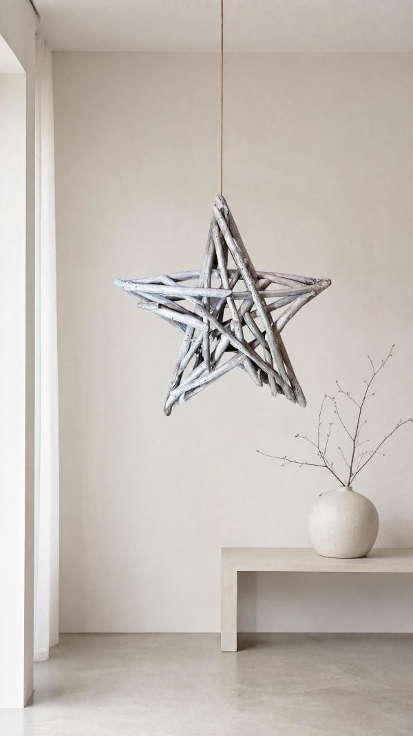 étoile en bois flotté