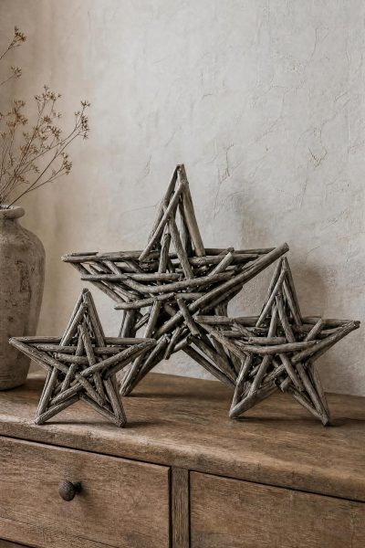 étoile en bois flotté
