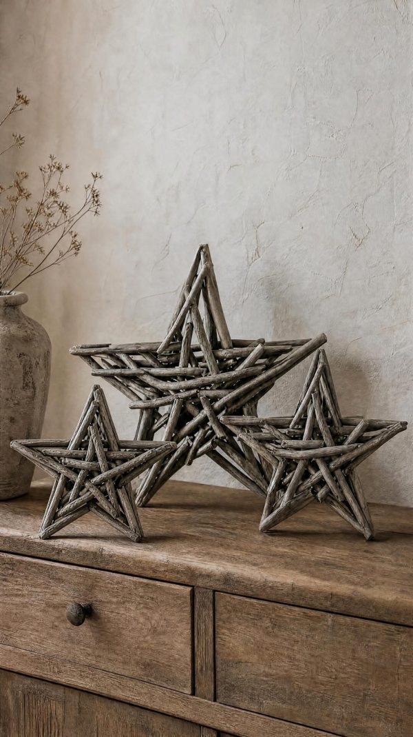 étoile en bois flotté