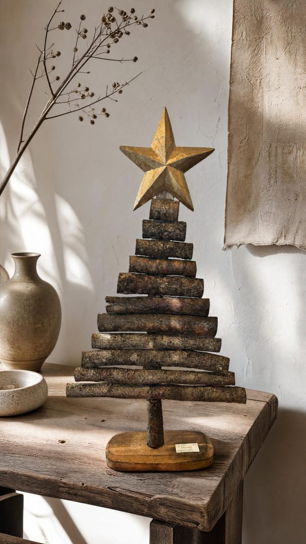 petits sapins en bois de noël